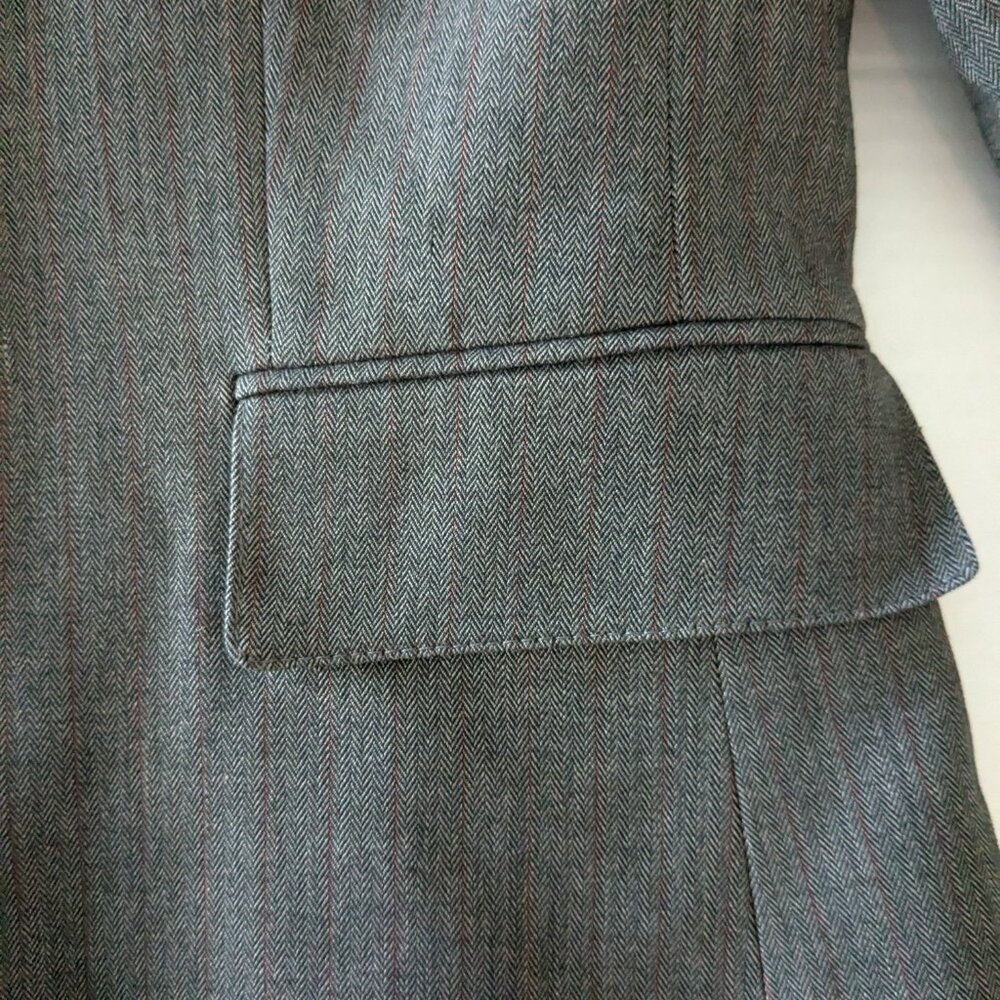 Kasper Women's Fully Lined Pinstriped Pantsuit Si… - image 5